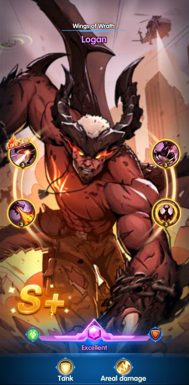 Logan Wings of Wrath XHero / Epic Heroes Guide